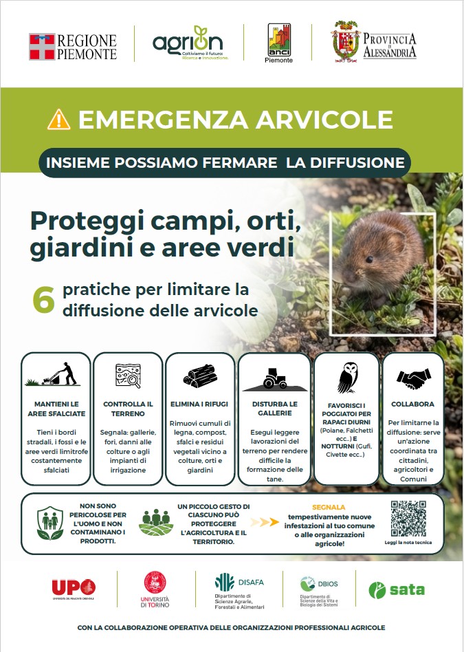 emergenza arvicole 2026