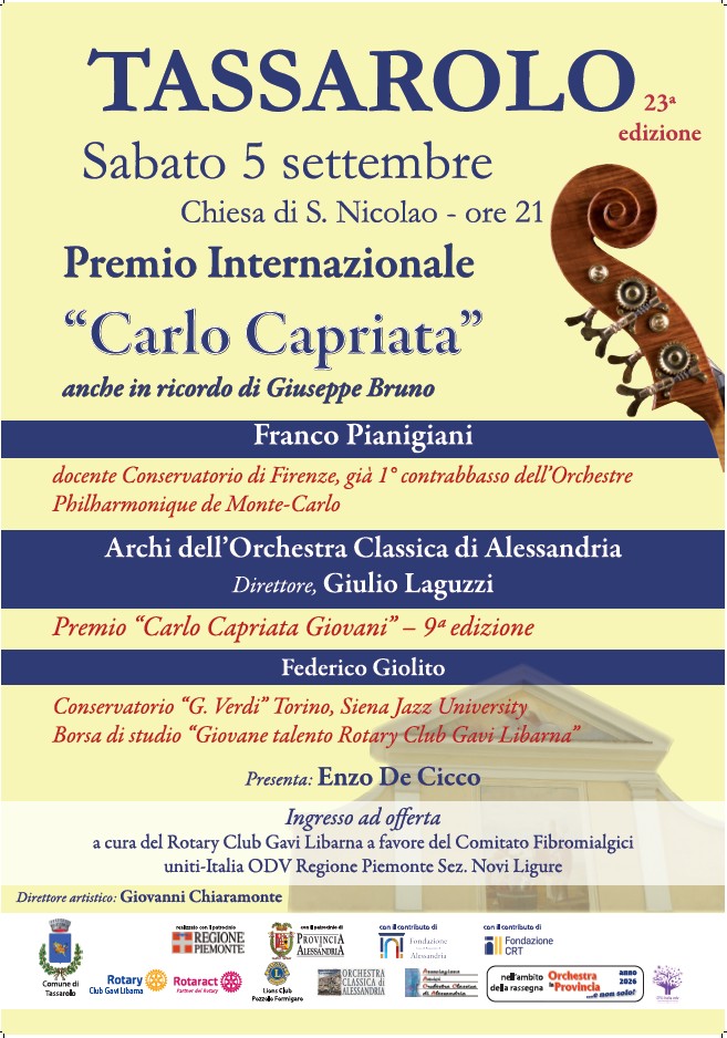 Locandina Premio Capriata 2026