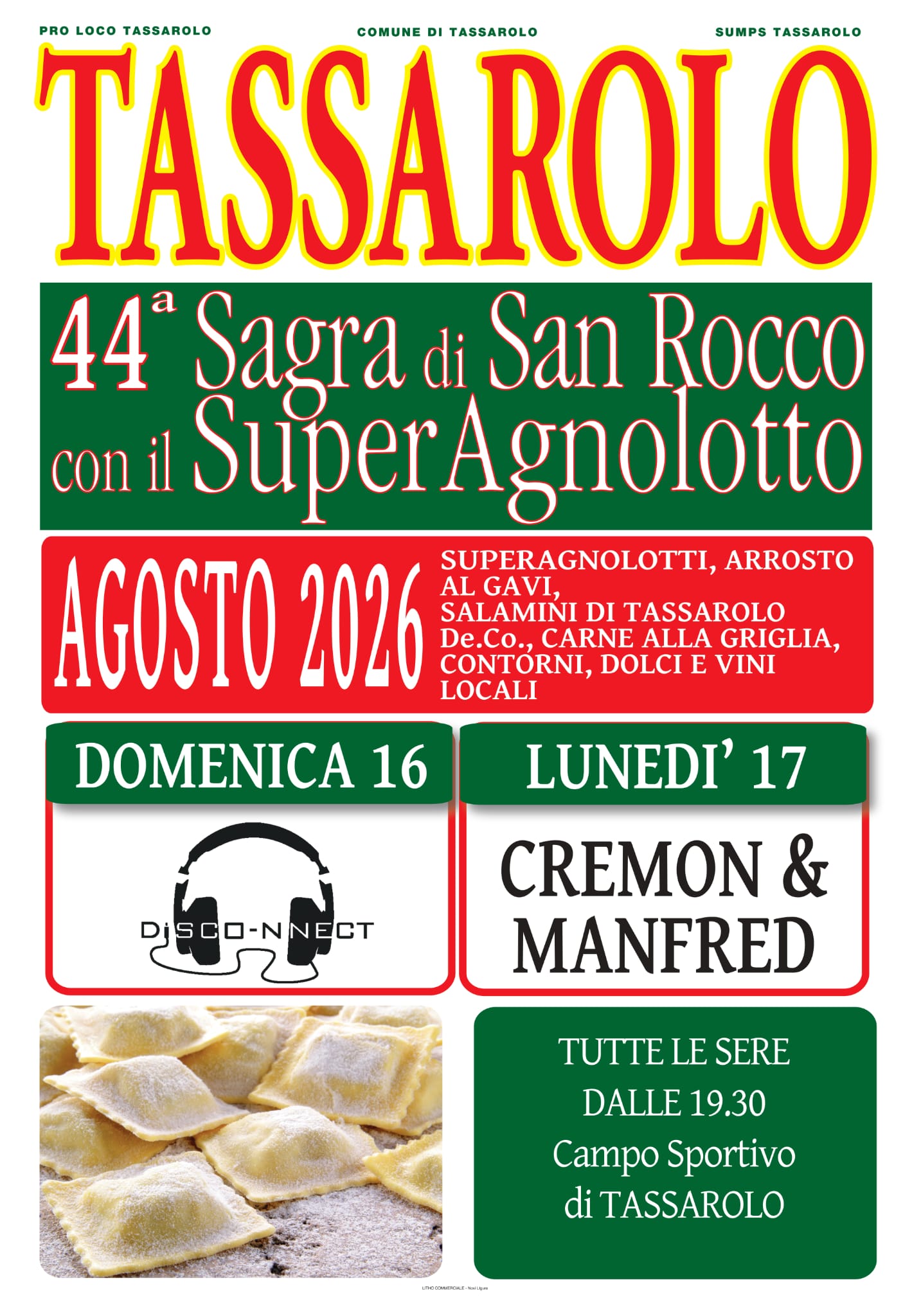 Sagra San Rocco 2026