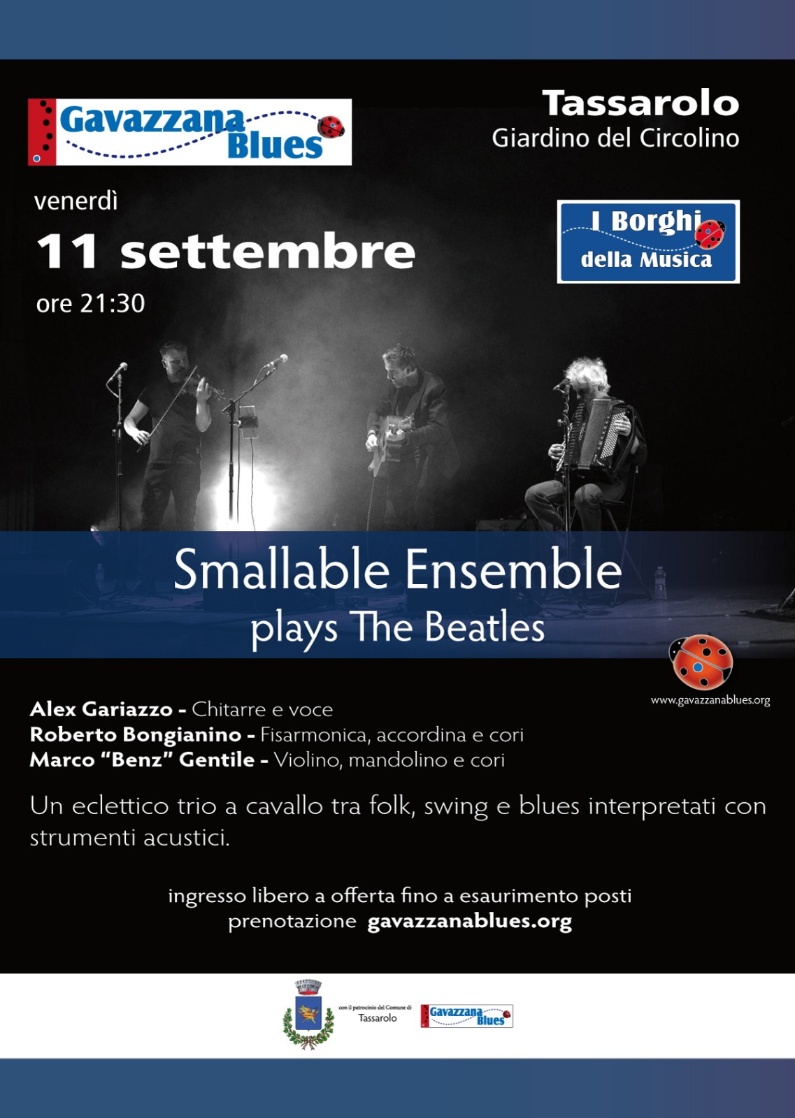 Concerto 11 settembre 2026 Tassarolo